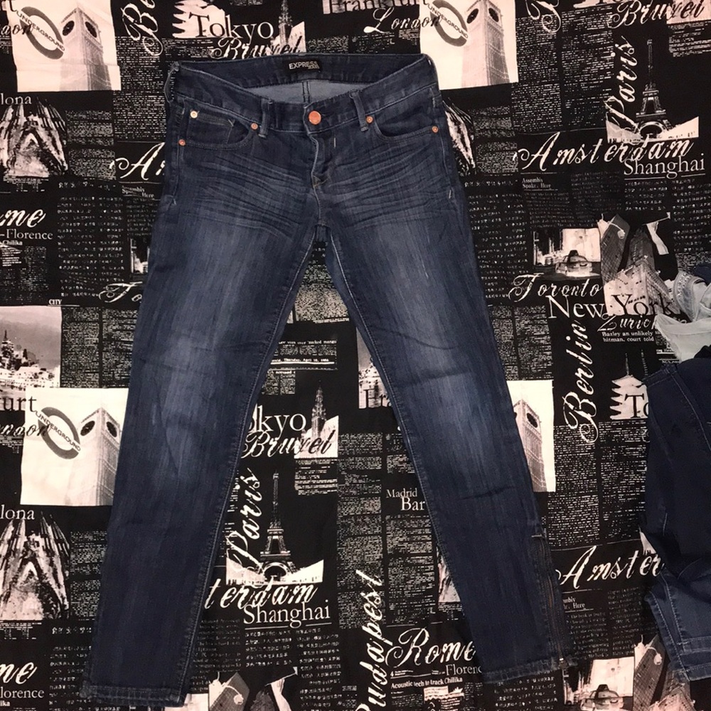EXPRESS ankle jeans